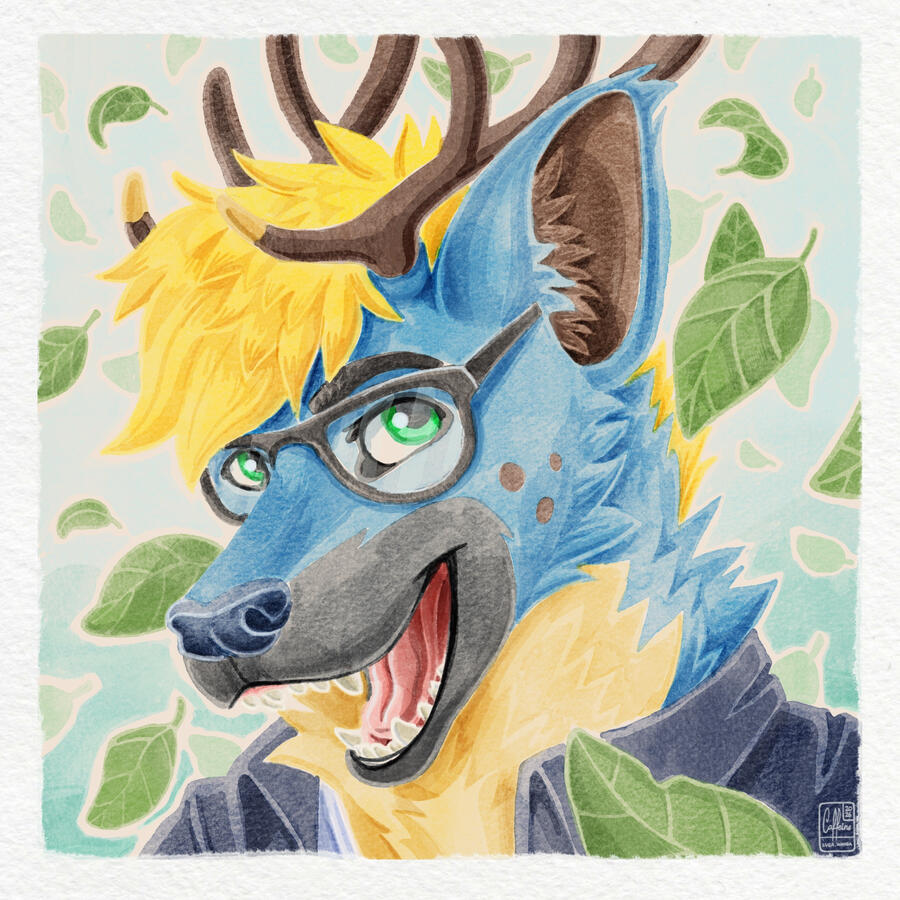 4. Watercolor painting (bust)